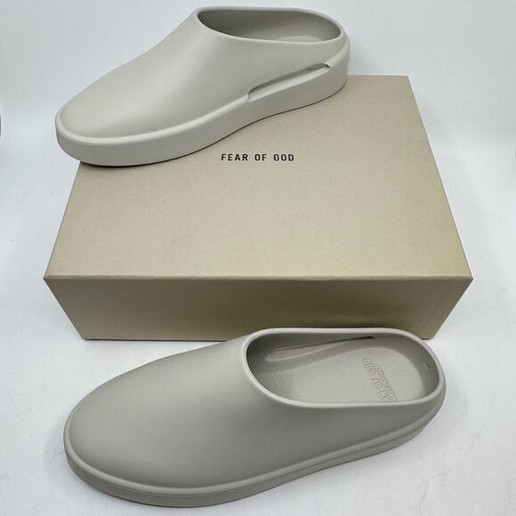 NWT FEAR OF GOD The California Slip On Cement